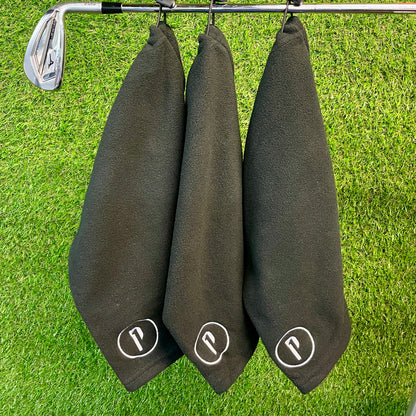 Black fleece lined Neck Warmer for winter golf